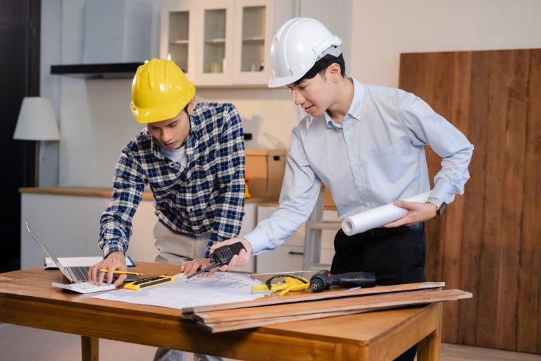 Civil engineer or architect business calculate the cost